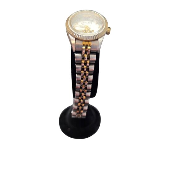 Star & Moon Gruen Women Silver Gold Two Tone Watch - Picture 2 of 9